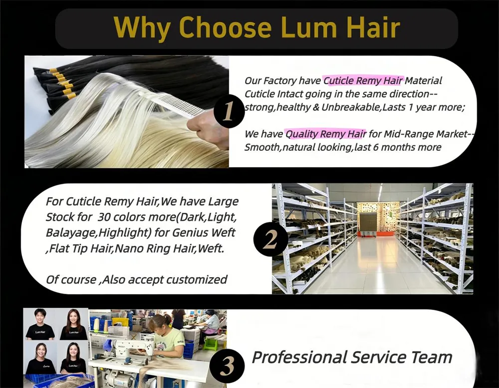 Invisible Genius Weft Hair Extensions