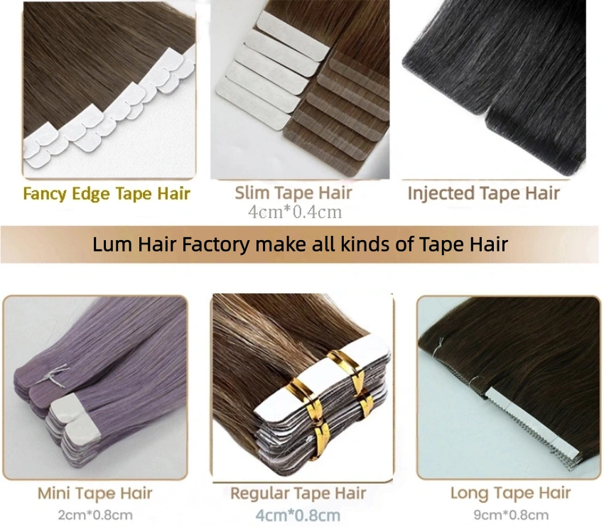 Human Hair Tape In Extensions