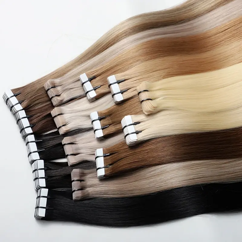 Tape i Hair Extensions Menneskehår